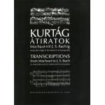 Partitions classique EMB (Editio Musica Budapest) KURTAG G. - TRANSCRIPTIONS FROM MACHAUT TO BACH - PIANO Piano
