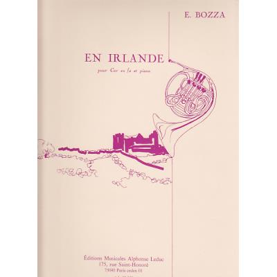 Partitions classique LEDUC BOZZA E. - EN IRLANDE - COR, PIANO Cor