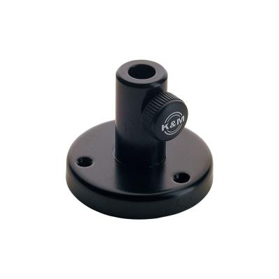 Accessoires sonorisation K&M 23855-000-55 EMBASE A VISSER NOIRE POUR PIED DE MICROPHONE 23850 pieds de micros