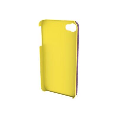 Leitz RetroChic - Beschermhoes voor mobiele telefoon - polycarbonaat - violet - voor Apple iPhone 4, 4S