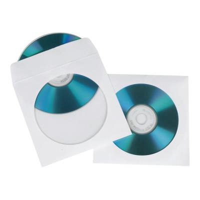 Hama CD-ROM Paper Sleeves - CD/DVD-hoes - wit (pak van 50)