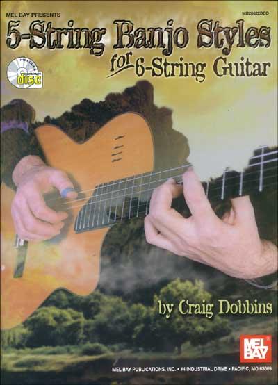 5 STRING BANJO STYLES FOR 6 STRING GUITAR TAB+CD