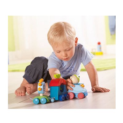 Haba - Petit train - Léo loco