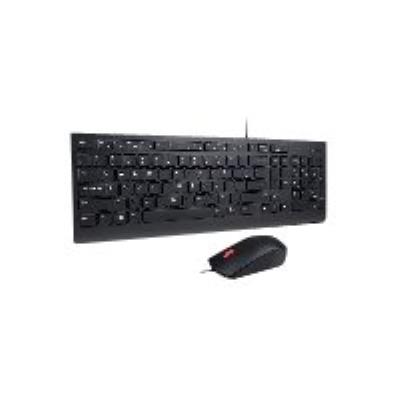 Lenovo Essential Wired Combo - toetsenbord en muis set - Engels -VS