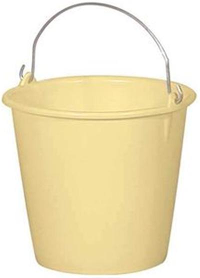 Aluminium et plastique seau 10l*jaune *rivaton*s10