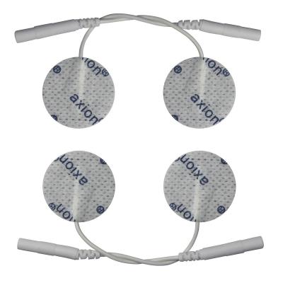 4 électrodes Ø 32 mm avec connexion à fiches 2 mm