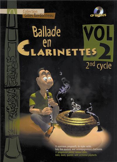 BALLADE EN CLARINETTE VOL.2 2EM CYCLE +CD