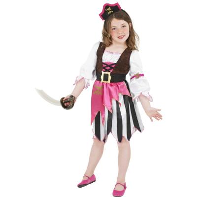Déguisement pirate rose fille 7 à 9 ans