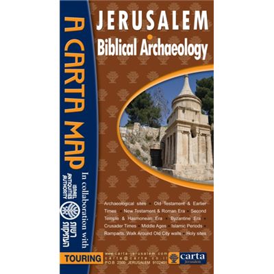 Jerusalem Biblical Archaeology Map