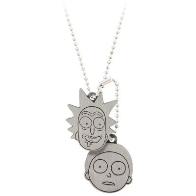 Plaque d'identite Rick et Morty Rick et Morty