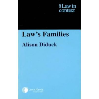 Law's Families, Law in Context Series