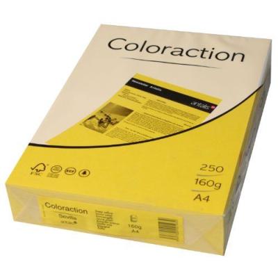 Coloraction Antalis 838A 160S 7 Papier A4 160 g/m Jaune soleil Import Allemagne