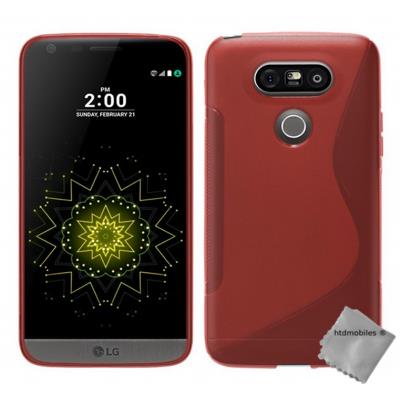 Housse etui coque pochette silicone gel fine pour LG G5 - ROUGE