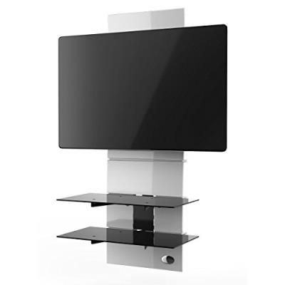 Ghost design 3000 blanc meuble tv support fixe 32 a 63