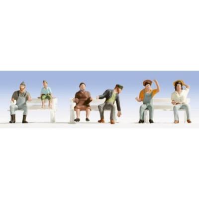 Lot de 6 figurines conducteurs de tracteur noch 15628