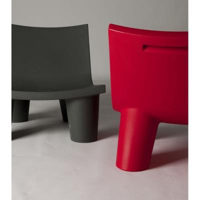 Chaise Design Slide Lolita Couleur Gris Matière Polyéthylène