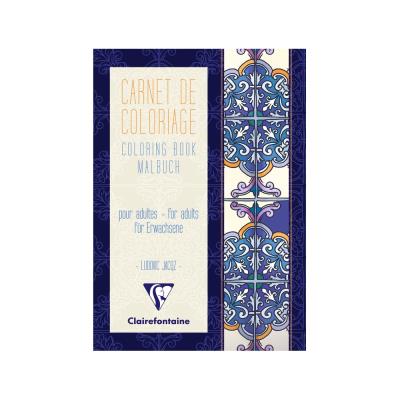 Clairefontaine - Carnet de coloriage Adultes 14,8x23cm Modèle : Mediterrannée