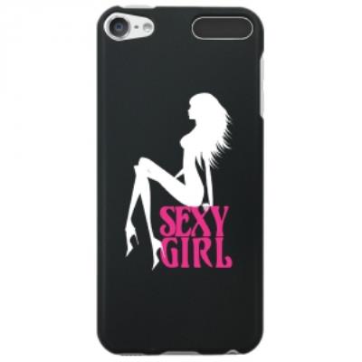 Coque souple pour Apple iPod Touch 5 avec impression Motifs Sexy Girl blanche