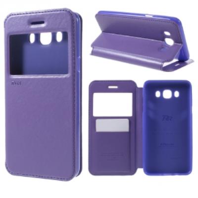Etui Folio View Roar Korea ultra fin violet pour Galaxy J7-2016