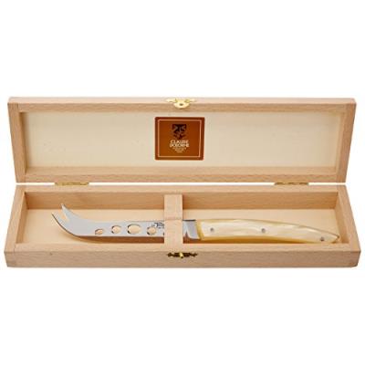 Claude dozorme 2.90.023.56 coffret couteau à fromage thiers manche nacrine naturelle 24 x 2,5 cm