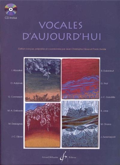 Vocales D'Aujourd'Hui Repertoire De Musique Contemporaine Pour Voix + Cd