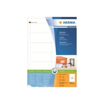 HERMA Premium - gelamineerde etiketten - 2400 etiket(ten)