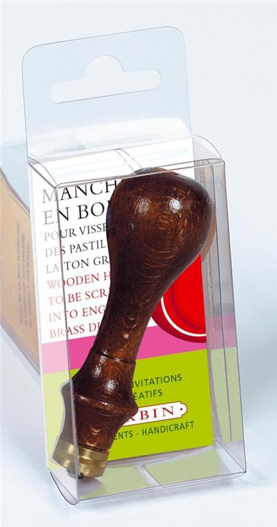 Herbin - Manche en bois vernis sur broche