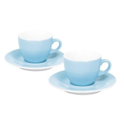 KAHLA 57D167A72025C ENSEMBLE DE 2 TASSES EXPRESSO ET 2 SOUCOUPES PRONTO (BLEU CLAIR)