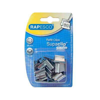 Pqt de 25 Pinces de Recharge Supaclip® 60 Acier Inoxydable