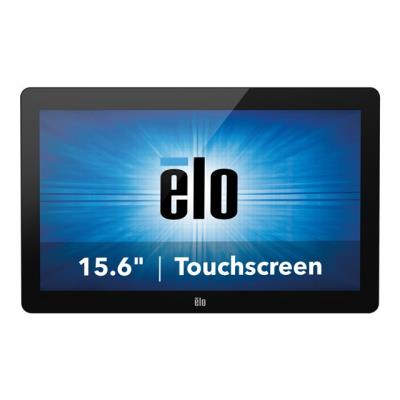 Elo 1502L - M-Series - LED-monitor - 15.6 - aanraakscherm - 1920 x 1080 Full HD (1080p) - 300 cd/m² - 700:1 - 35 ms - HDMI, VGA - luidsprekers - zwart