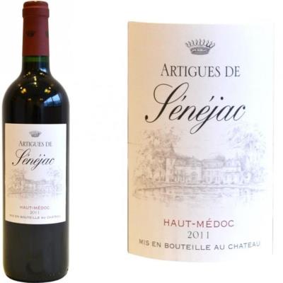 Artigues de sénejac rouge haut médoc 2011