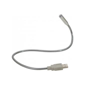 Lampe USB Flexible à 6 LEDs - Pour Ordinateur Portable, PC, Clavier - Col Cygne Ajustable, Alimentation Par Port USB