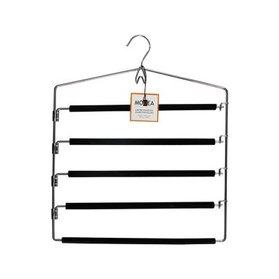 Cintre pour 5 pantalons - Rangement malin pour penderie