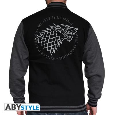 GAME OF THRONES - Sweat Stark homme black/dark grey (L)