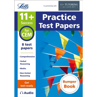 11+ Practice Test Papers (Get Test-Ready) Bumper Book, Inc. Audio Download: For The Cem Tests (Letts 11+ Success) (Paperback)