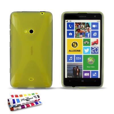 Coque Souple ORIGINALE Ultra Fine Gris ,  Le X,   Premium de MUZZANO pour NOKIA LUMIA 625