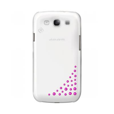Coque Bling My Thing Swarovski diffusion Fushia pour Samsung Galaxy S3 i9300