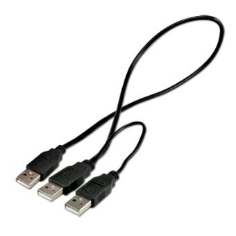 15% sur CABLING® Câble double USB 2.0 A mâle vers USB A mâle 70cm - Câbles  USB - Achat & prix