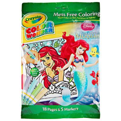 Crayola - Color Wonder Disney Princess - Kit de Coloriage Propre (Modèle Aleatoire)