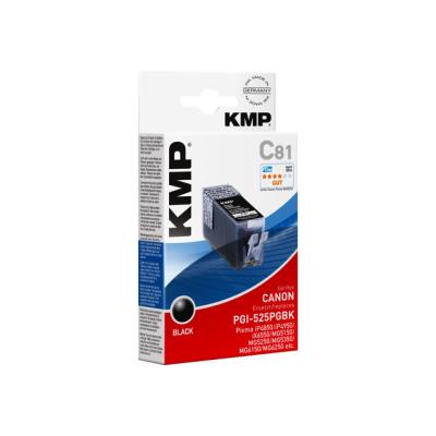 KMP C81 - zwart - inktcartridge (alternative for: Canon PGI-525PGBK)