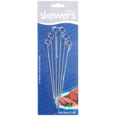 KITCHEN CRAFT LOT DE 6 PIQUES À BROCHETTES ASSORTIES 15 CM, 18 CM ET 20 CM