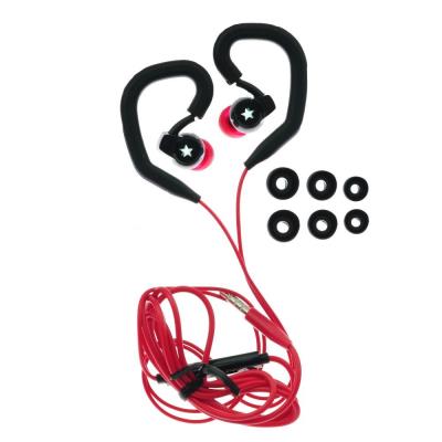 OREILLETTES HF BLUE STAR Sport SP80 UNIVERSEL 3,5 mm NOIR/ROUGE