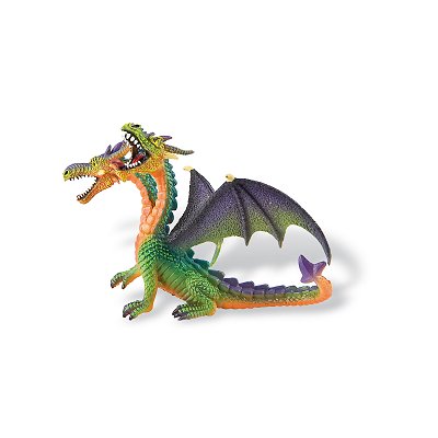 Bullyland - Dragon à deux têtes - Vert