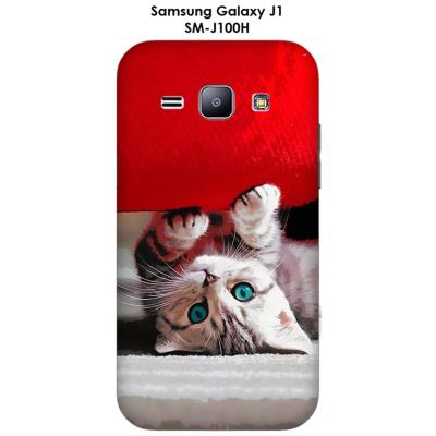 Coque Samsung Galaxy J1 - SM-J100H Chaton-2