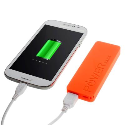 Batterie externe POWER Bank Universel 3000mAh Orange Micro USB