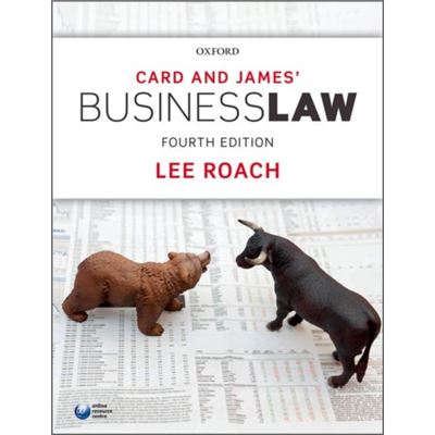 Card & James' Business Law (Paperback)
