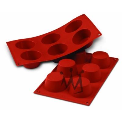 SILIKOMART PLAQUE À MUFFINS SILICONE 6 MOULES