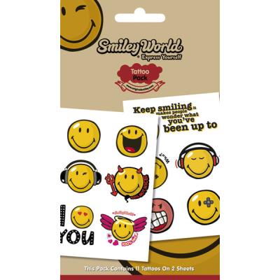 Set de Tatouages Smiley Expressions