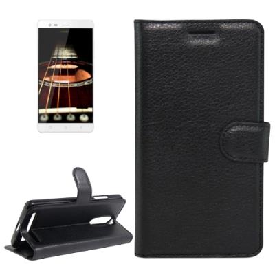 Lenovo Lemon K5 Note Coque housse Cuir PU Noir Texture Litchi