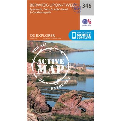 Os Explorer Map Active (346) Berwick-Upon-Tweed (Os Explorer Active Map) (Map)